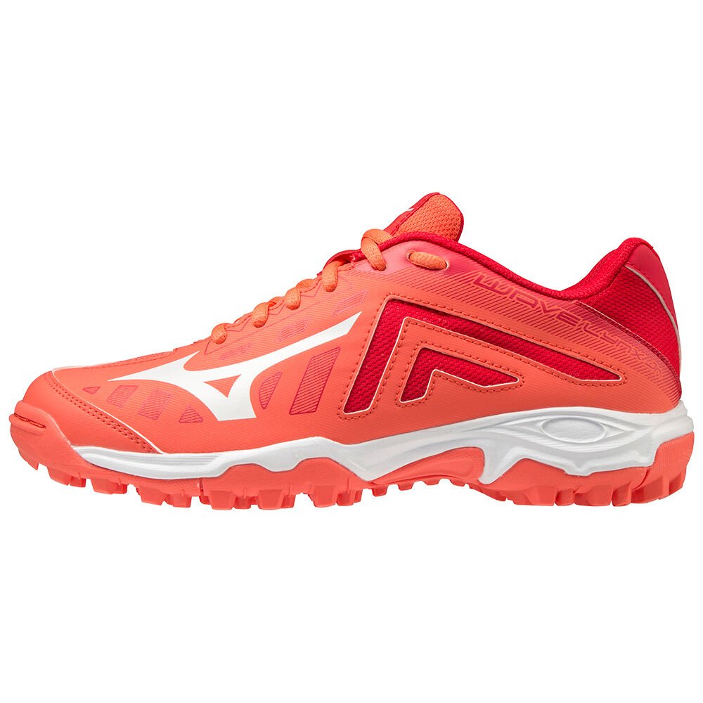 Zapatos De Hockey Mizuno Wave Lynx Para Hombre Coral/Blancos 7384219-VM